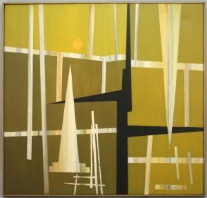 MASSON Gilbert 1914-1984,Abstract Composition,1969,Walker's CA 2010-07-14