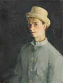 MASSON Jean 1907-1964,Portrait of a Young Man,1942,Bonhams GB 2008-06-29
