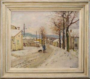 MASSON Roger 1890-1950,Paysage de neige,Aguttes FR 2010-10-21