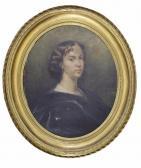 MASSONIER B 1900,Portrait de femme,1859,Saint Germain en Laye encheres-F. Laurent FR 2017-03-19