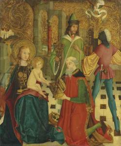MASTER HIGH ALTAR CHURWALDEN 1477-1490,The Magi,Christie's GB 2015-07-10