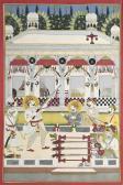 MASTER Kotah,TWO MAHARAJAS VISITING AN ARMOURY,Christie's GB 2015-10-09