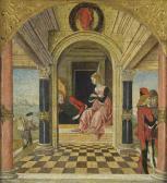 MASTER OF BENTIVOGLIO MANFREDI,Panels  Florio in the bedchamber of Biancifiore,Christie's 2012-06-06