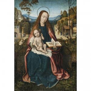 MASTER OF FRANKFURT 1460-1515,Maria mit Kind,Neumeister DE 2023-12-06
