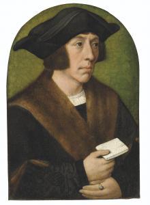 MASTER OF FRANKFURT,Portrait of a man, traditionally identified as Emp,Christie's 2021-12-07