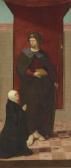 master of lourinha,Saint James the Greater with an Augustinian nun,Christie's GB 2009-06-04