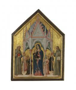 MASTER OF STAFFOLO,At the Holy House of Loreto with Saints Anthony of,Christie's 2012-06-06