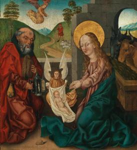 MASTER OF THE COBURG RONDELS 1470-1497,The Nativity,Palais Dorotheum AT 2022-11-09