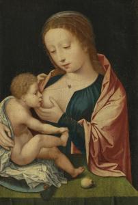 MASTER OF THE FEMALE HALF LENGTHS 1500-1530,Virgin and Child,Christie's GB 2021-12-07