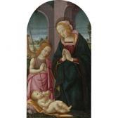 MASTER OF THE FIESOLE EPIPHANY 1400-1400,MADONNA AND THE YOUNG ST. JOHN THE BAPTIST ,1500,Sotheby's 2010-01-28