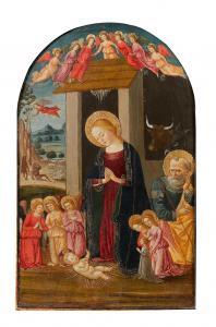 MASTER OF THE FIESOLE EPIPHANY 1400-1400,The Birth of Christ,Palais Dorotheum AT 2015-04-21