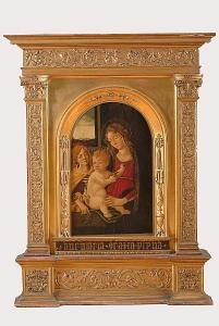 MASTER OF THE FIESOLE EPIPHANY 1400-1400,The Madonna and Child with a young Saint John th,Sotheby's 2007-07-04