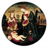 MASTER OF THE GREENVILLE TONDO,The Madonna adoring the Christ Child with the I,Christie's 2001-05-29