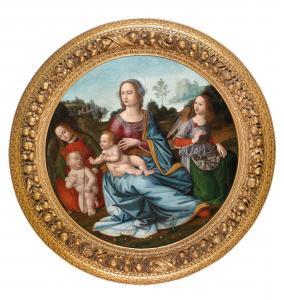 MASTER OF THE HOLDEN TONDO 1500,Madonna and Child with St John the Baptist as,Palais Dorotheum 2013-10-15