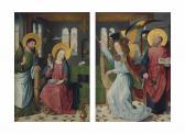 MASTER OF THE HOLY KINSHIP,The Annunciation, with Saints Bartholomew and Pete,Christie's 2013-07-02