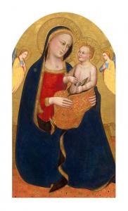 MASTER OF THE LAZZARONI MADONNA 1395-1400,Madonna dell'Umiltà,Galerie Koller CH 2018-09-28