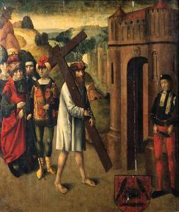 MASTER OF THE LEGEND OF SAINT JOHN THE EVANGELIST 1500,L'IMPERATORE ERACLIO IN VEST,Christie's 1998-12-01