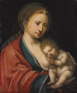 MASTER OF THE PARROT 1500-1500,THE VIRGIN AND CHILD,Sotheby's GB 2015-10-27