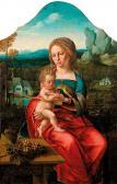 MASTER OF THE PARROT 1500-1500,Vierge à l'Enfant avec un perroquet,Christie's GB 2020-10-08