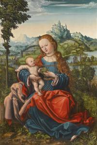 MASTER PIASECKA JOHNSON MADONNA,THE VIRGIN AND CHILD ON A GRASSY BANK,1522,Sotheby's GB 2014-07-09