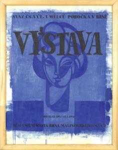 MATAL Bohumir,Poster design for the SČSVU member exhibition at t,1957,Art Consulting 2023-10-15
