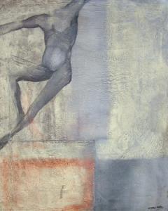MATAS Gerard,Untitled composition with figure,1972,Rosebery's GB 2008-02-05
