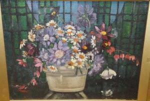 MATCHWICK BERYL,Still life of flowers in vase,Moore Allen & Innocent GB 2016-06-17