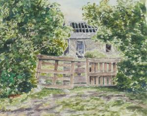 MATEER Sam 1951-2010,'DERELICT COTTAGE',Ross's Auctioneers and values IE 2023-06-14