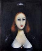 MATEJKA PETER 1913-1972,Portrét (Žena v modrom II.),1942,Soga SK 2016-11-22