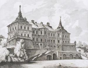 MATEJKO Jan 1838-1893,Widok zamku w Podhorcach,Rempex PL 2012-06-13