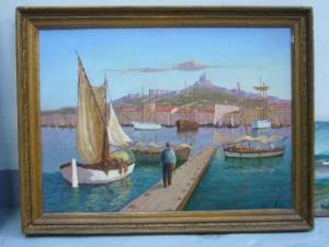 MATEO Emmanuel 1900-1900,Le port de Marseille,Damien Leclere FR 2009-02-06