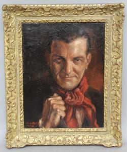 MATEO Juan,Autoportrait,1943,Auxerre Enchères FR 2017-06-04