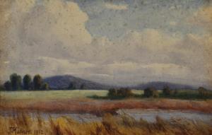 MATHER John 1853-1940,LANDSCAPE AND STREAM,1912,Leonard Joel AU 2016-02-21