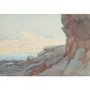 MATHER John Robert 1848-1916,Sunshine and Shadow, Lyttelton, New Zealand,Ripley Auctions 2023-07-01