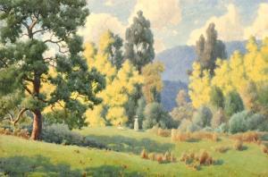 MATHER John Robert 1848-1916,Wattle Blossom,1911,Leonard Joel AU 2013-04-24