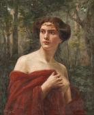 MATHESON DAEL Louise 1871-1945,Jeune femme se drapant,Horta BE 2016-09-12