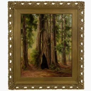 Mathews Doty Anna Elizabeth 1861-1938,In Muir woods.,Auctions by the Bay US 2004-05-08