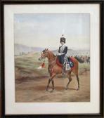MATHEWS Terry OWEN,A portrait of an officer of Yeomanry Hussars,Anderson & Garland 2008-09-02