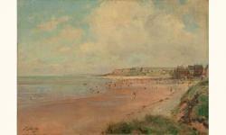 MATHEY Paul 1844-1929,« plage normande »,Rossini FR 2005-04-19