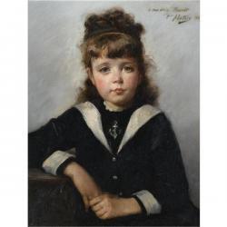 MATHEY Paul 1844-1929,FILLE EN MATELOT,1889,Sotheby's GB 2010-06-02