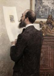 MATHEY Paul 1844-1929,The Connoisseur, possibly Erastène Ramiro (1853-1928),Bonhams GB 2021-03-31