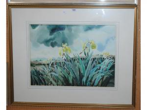 MATHIESON John 1956,Yellow irises,Great Western GB 2021-06-09