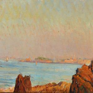 MATHIEU 1900,A sunny day at coast of The Mediterranean Sea,Bruun Rasmussen DK 2015-05-11