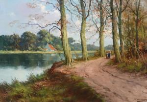 Mathys Hendrik,River landscape,19th century,Dreweatts GB 2017-08-22