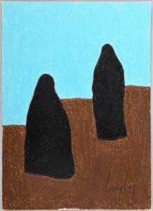 MATINE DAFTARY Leyly 1937-2007,TWO WOMEN IN BLACK CHADOR,Potomack US 2023-02-01