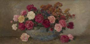 MATISSE Camille 1800-1900,Roses in a bowl,19th century,Rosebery's GB 2022-08-18