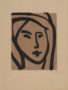 MATISSE Henri 1869-1954,Bédouine - Souvenir de Manon,1947,Sotheby's GB 2024-04-19