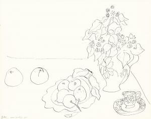 MATISSE Henri 1869-1954,Fleurs, fruits et tasse,1941,Christie's GB 2018-11-12
