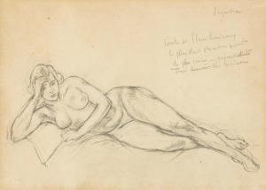 MATISSE Henri 1869-1954,Nu couché,1918,Bonhams GB 2024-04-18