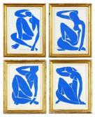 MATISSE Henri 1869-1954,set of Four Blue Nudes,Lots Road Auctions GB 2024-04-28